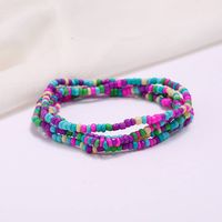 Multi-layer Handmade Colored Rice Beads Beach Chain Fashion Waist Chain Women sku image 28