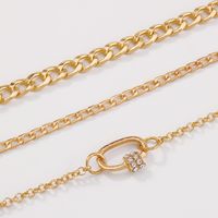 Fashion Multi-layer Foot Accessories European And American Chain Geometric Anklet main image 5