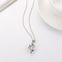 Simple Retro Jewelry Pearl Cage Pendant Simple Hollow Irregular Necklace main image 5