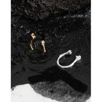Koreanisches Nischendesign Einfache Knochenform S925 Sterling Silber Offener Ring Weiblich main image 3