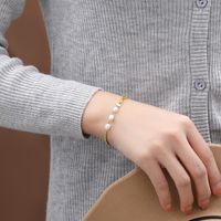New S925 Silver Bead Bracelet Fashion Disc Splicing Bracelet Silver Jewelry main image 6