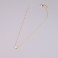 French Trendy Retro Diamond-encrusted Heart Diamond Titanium Steel Necklace Wholesale main image 4