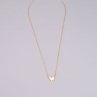 French Trendy Retro Diamond-encrusted Heart Diamond Titanium Steel Necklace Wholesale main image 5