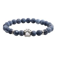 Koreanische Neue Art Und Weise Perlenbesetzte Herren- Und Damenarmbänder 8mm Steinschmuck Großhandel sku image 5