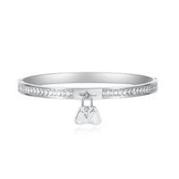 Bracelet En Acier Inoxydable Simple À Diamants De Mode Européenne Et Américaine sku image 1