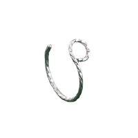 Fashion Nose Ring Twisted Wire C-type Hook Nose Stainless Steel Nose Nail main image 6