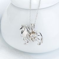 Long Simple Jewelry Pearl Cage White Dragon Horse Diy Pendant main image 1