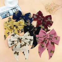 New Bow Hairpin Fabric Wide-brimmed Hairpin Cute Back Head Clip main image 1