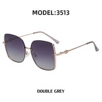 Simple Geometric Large-frame Woman Sunglasses main image 5