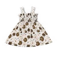 New Vintage Suspender Printing Baby Dress Children's Skirt main image 6