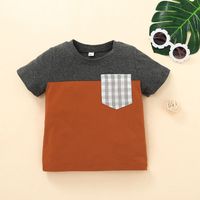 Casual Boys Short-sleeved T-shirt Shorts Two-piece Sports Suit main image 3