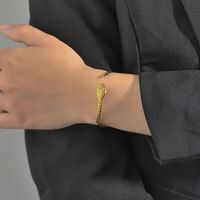 Bracelet Serpent Rétro À La Mode Pour Dames, Bijoux Européens Et Américains En Acier Au Titane main image 4
