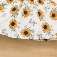 2022 New Children's Suspender Skirt European And American Chrysanthemum Sleeveless Dress main image 4