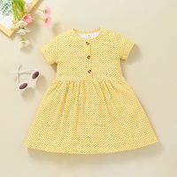 Fashion Children's Skirt Two-piece Short-sleeved Dress Long-sleeved Coat Suit main image 5