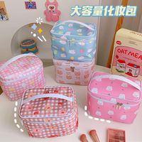 Cartoon Cute Bear And Rabbit Cosmetic Bag Large-capacity Portable Wash Bag main image 3