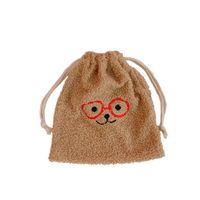 Korean Simple Cute Bear Bunch Pocket Cosmetic Finishing Storage Bag main image 2