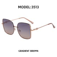 Simple Geometric Large-frame Woman Sunglasses sku image 11