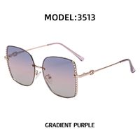 Simple Geometric Large-frame Woman Sunglasses sku image 13