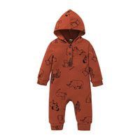 Newborn Clothes Autumn Baby Long-sleeved Jumpsuit Children's Clothing Wholesale sku image 1