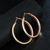 New Fashion Simple Geometric Large Hoop Earrings Accessories main image 2