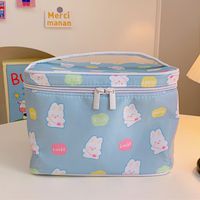 Cartoon Cute Bear And Rabbit Cosmetic Bag Large-capacity Portable Wash Bag sku image 4