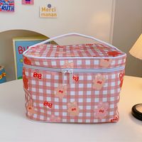 Cartoon Cute Bear And Rabbit Cosmetic Bag Large-capacity Portable Wash Bag sku image 2