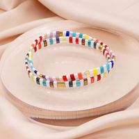 Mode Regenbogenweiße Miyuki-perlen-persönlichkeit Europäisches Und Amerikanisches Armband main image 4