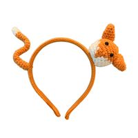 New Cute Three-dimensional Hand-knitted Cartoon Cat Hairpin main image 6