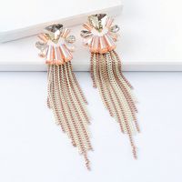 Pendientes Geométricos De Moda, Pendientes Largos De Aleación Con Borlas Para Mujer, Venta Al Por Mayor main image 5