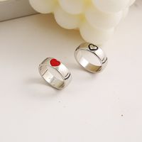 Fashion Heart Alloy Plating No Inlaid Couple main image 5