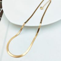 304 Stainless Steel 18K Gold Plated Fashion Plating Geometric Necklace main image 4