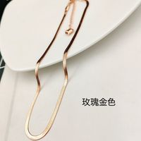 304 Stainless Steel 18K Gold Plated Fashion Plating Geometric Necklace main image 6