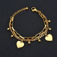 Fashion Geometric 304 Stainless Steel 18K Gold Plated Bracelets In Bulk main image 1