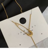 Edelstahl 304 18 Karat Vergoldet Einfacher Stil Überzug Geometrisch Halskette main image 6