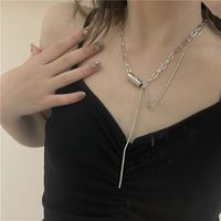 Fashion Necklace Alloy Sweater Chain Simple Clavicle Chain main image 4