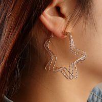 Five-pointed Star Multi-layer Female Fashion Temperament Geometric Earrings main image 1