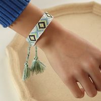 European And American Fashion Retro Wrist Strap Bohemian Ribbon Tassel Bracelet main image 2