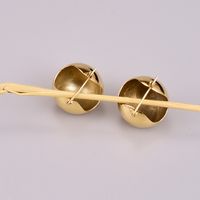 Fashion Trendy Titanium Steel Hollow Concave Round Earrings main image 3