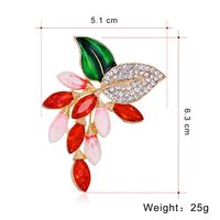 Fashion Rhinestone Grape Brooch Creative Color Grape Suit Accessories main image 6