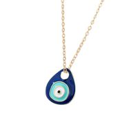 European Retro Simple Alloy Multi-layer Water Drop Eye Necklace Wholesale main image 6