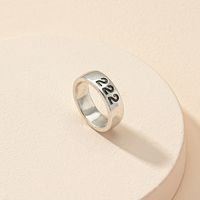 Simple Fashion Niche Digital Ring Lady Couple Ring Wholesale main image 4