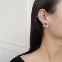 Korean Personality Simple Diamond Female Alloy Earrings main image 5