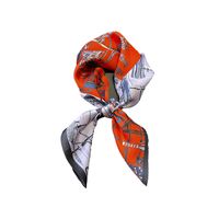 Red And White Printing Spring And Autumn Four Seasons Universal Decorative Scarf main image 6