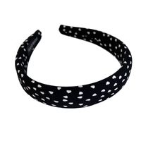 Hair Hoop Women Sponge Head Hoop New Retro Fabric Heart Hair Accessories main image 6