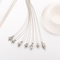 Halloween Jewelry Natural Pearl Cage Pumpkin Lantern Pendant Necklace Wholesale main image 4