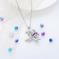 European And American Pearl Cage Mermaid Pendant Necklace Wholesale main image 3