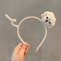 New Cute Three-dimensional Hand-knitted Cartoon Cat Hairpin sku image 4