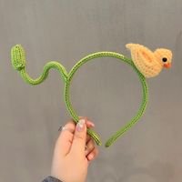 New Cute Three-dimensional Hand-knitted Cartoon Cat Hairpin sku image 5