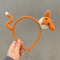 New Cute Three-dimensional Hand-knitted Cartoon Cat Hairpin sku image 3