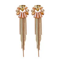 Fashion Geometric Earrings Women's Long Tassel Alloy Earrings Wholesale sku image 1